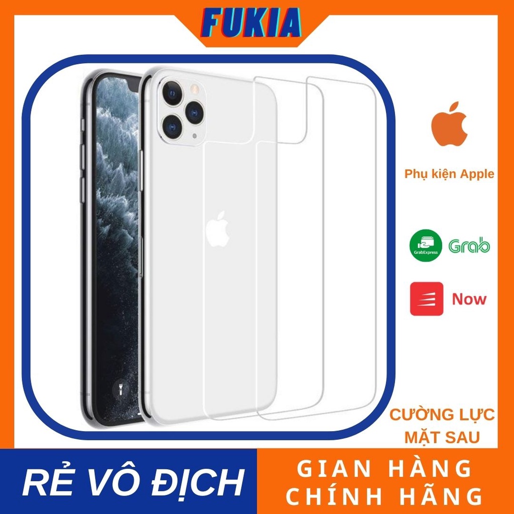 Kính cường lực mặt sau lưng iphone 6/ 6s/ 6 plus/ 7/8/ 7plus/ 8plus/ X/ Xs/ 11/ 11 pro/ 11 promax/ 12/ 12 pro/ 12 promax