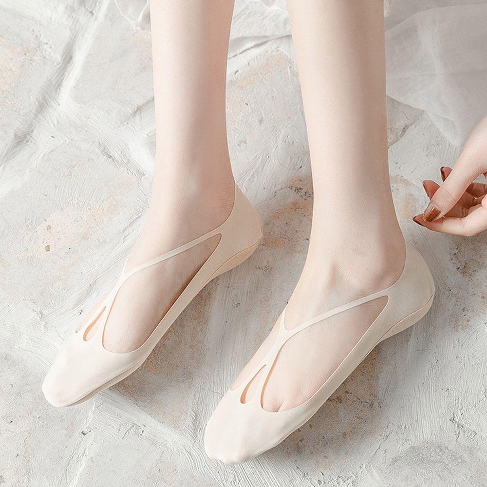 Tất Tàng Hình Chống Trượt Thoải Mái Gợi Cảm Cho Nữ|Vớ Lụa Mỏng Thiết Kế Xinh Xắn Thời Trang