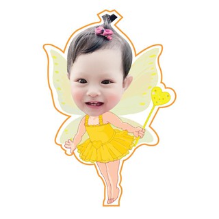 Set chibi bé gái trang trí sinh nhật dễ thương