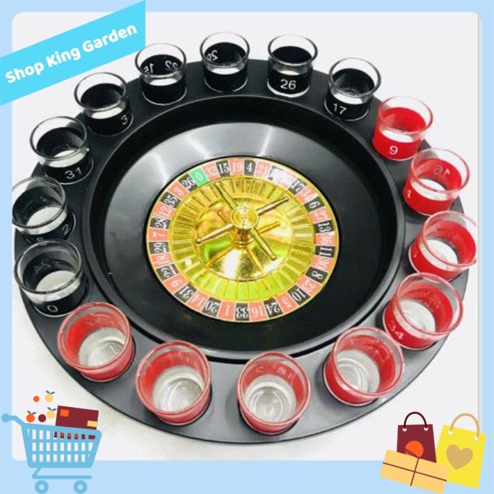 Game vòng xoay xui xẻo - Roulette drinking game - King's Garden