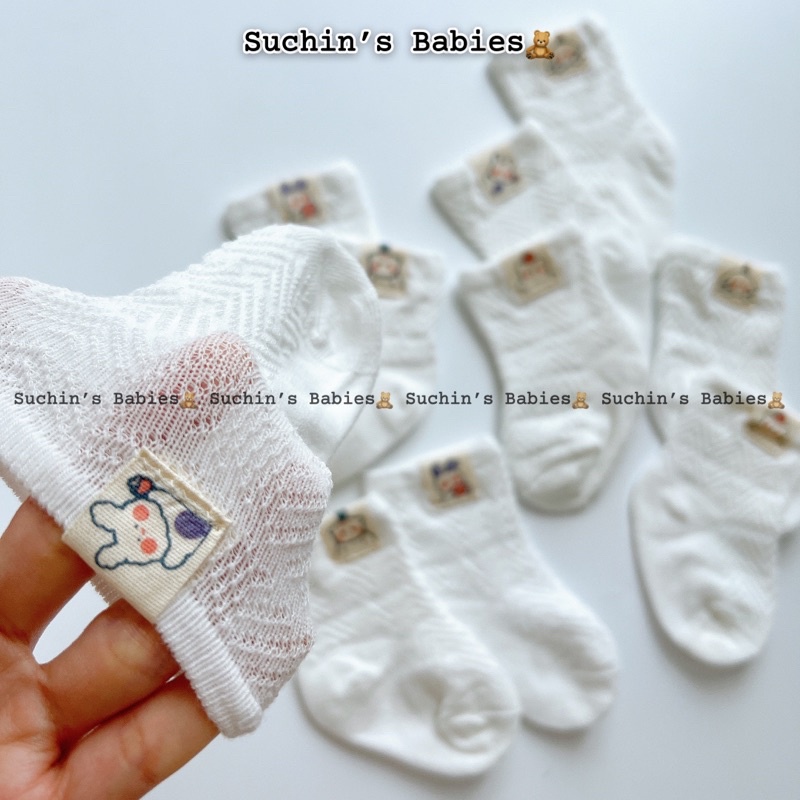 Tất lưới xinh cho bé từ sơ sinh Suchin