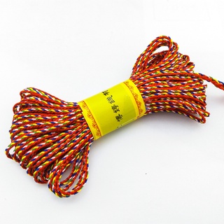 SẬP SÀN Bó 2-5-10m dây chỉ ngũ sắc đan vòng handmade DIY
