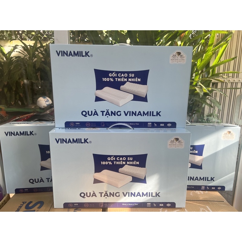 Gối Cao Su 100% Nệm Kim Cương ( Hàng KM)
