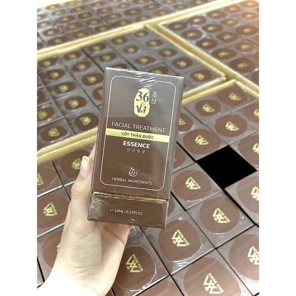KV Beauty- Combo cao mụn sâm đỏ và huyết thanh 36 vị Meea organic chính hãng