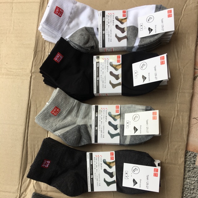 Tất nam UNi cổ trung giá rẻ bất ngờ combo 10 đôi giá chỉ 80k