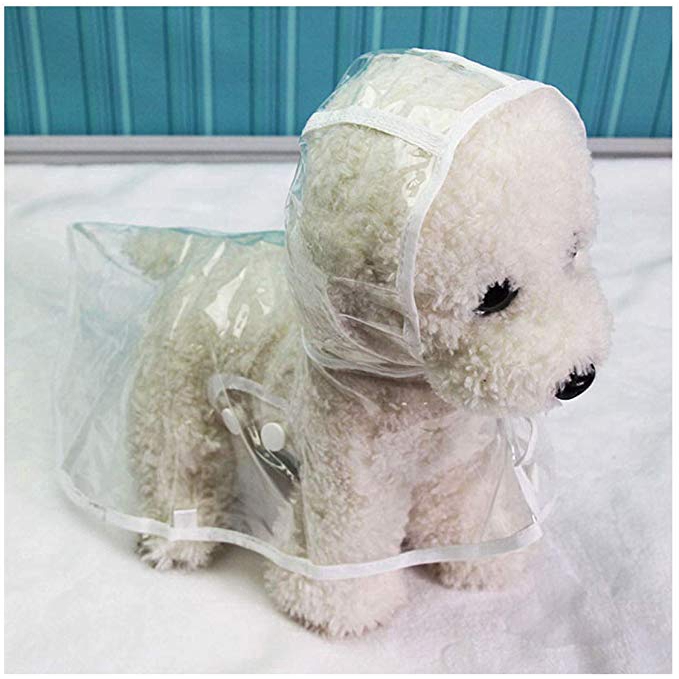 Áo mưa trong suốt thời trang cho thú cưng