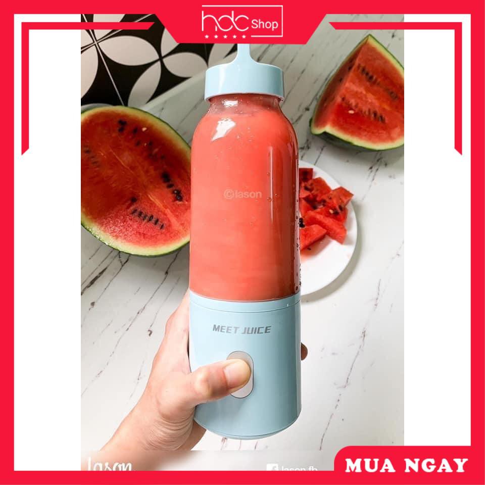 [CHÍNH HÃNG ] Máy Xay Sinh Tố Đa Năng Cầm Tay MeetJuice - Xay cực nhanh cao cấp, an toàn