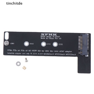 [TINTD] PCI-Ex4 M.2 NGFF NVME AHCI SSD converter card adapter for 2014macbook mini A1347 [Hotsale]