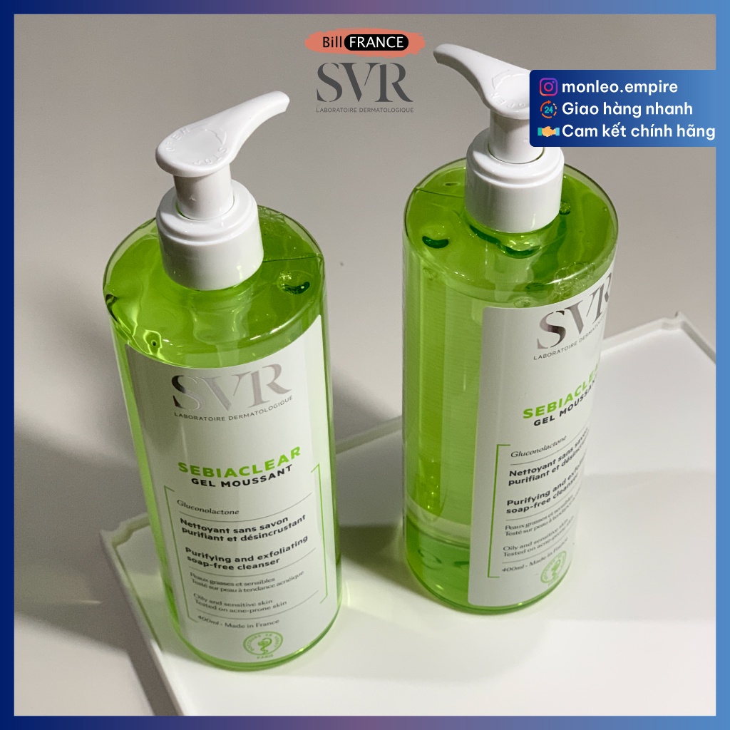 Sữa rửa mặt SVR SEBIACLEAR Gel Moussant 400ml | BigBuy360 - bigbuy360.vn
