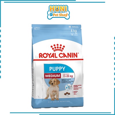 Hạt Royal Canin Medium Puppy thức ăn cho chó con - túi 1kg, 2kg, Huni Petshop