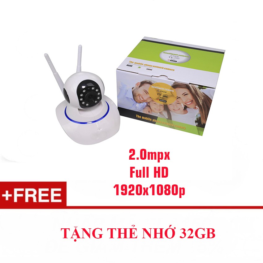 Camera WIFI 360 FULLHD 1080P phần mềm yoosee+ tặng thẻ 32gb