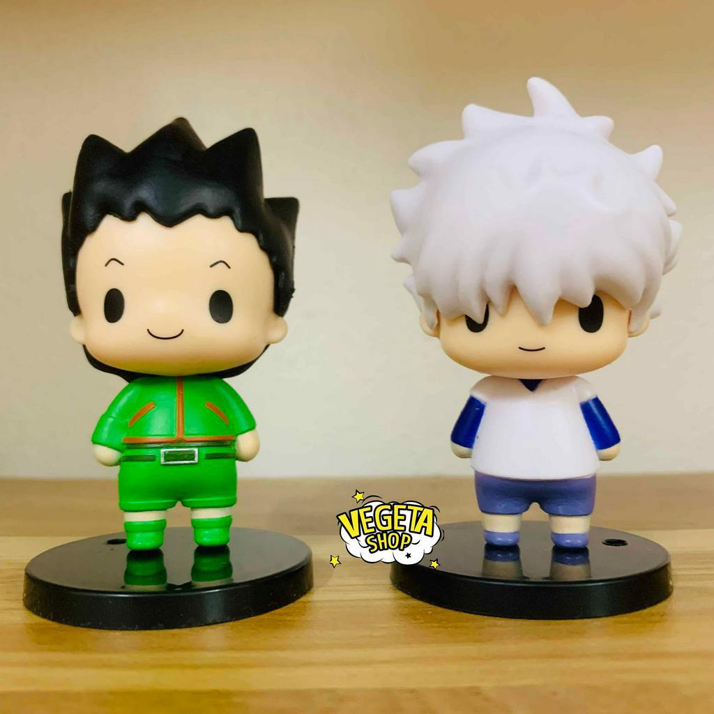 Mô hình Hunter X Hunter - Mô hình Thợ săn HXH - Nhân vật Gon Killua Kurapika Chrollo Lucifer Hisoka Leorio mắt hí - 8cm