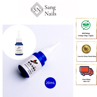 Nước làm sáng đá nail cao cấp diamond clean glue, nước tháo đá nail 20ml siêu nhanh chuyên dụng cho dân làm móng.
