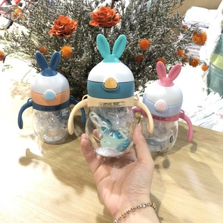 Bình nước Diler cao cấp tai thỏ cho bé