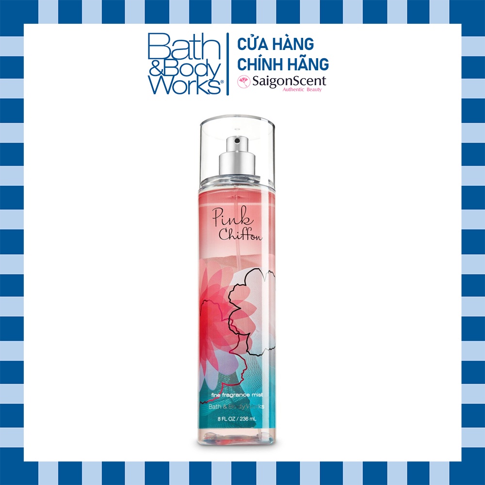 Xịt thơm Bath & Body Works Pink Chiffon (236ml)