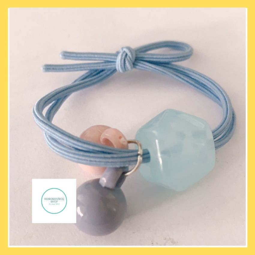 Dây Thun Cột Tóc Siêu Dễ Thương, Nhiều Mẫu Đẹp Hấp Dẫn