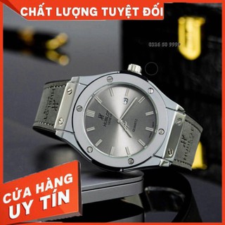 [Hàng đẹp] Đồng hồ nam Hublot - Bản classic máy pin - Fullbox tặng vòng tay - Bảo hành 12 tháng