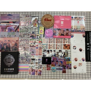 [Tặng pop BTS+10 kẹp gỗ+2m dây] Combo hộp quà BTS Persona (card, ảnh, poster...)