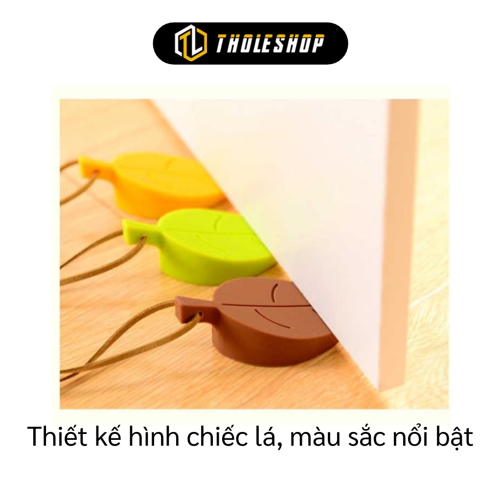 Miếng Chắn Cửa - Dụng Cụ Chắn Khe Cửa Hình Lá Chống Va Đập, Đảm Bảo An Toàn Cho Bé 7477