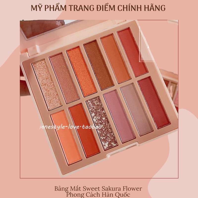 Phấn Mắt Cam Đào/ Cam Đất Sweet Sakura (Thanh Lý Mất Vỏ Giấy)