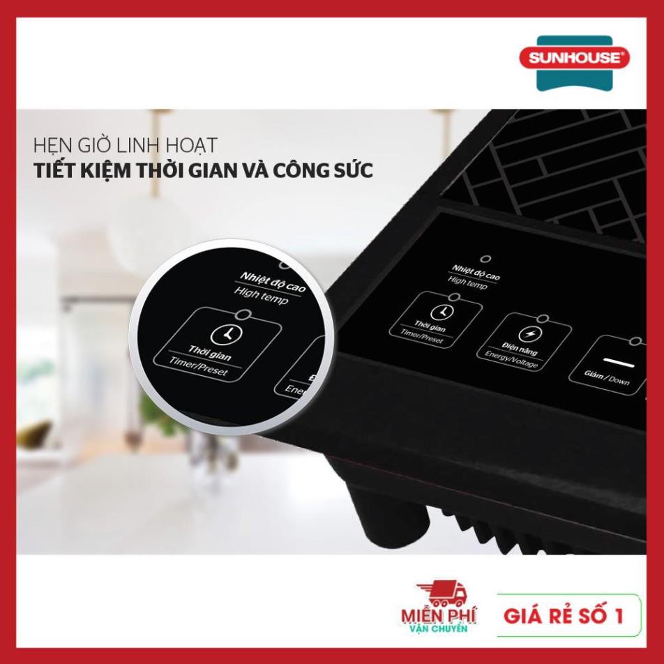 Bếp hồng ngoại đơn Sunhouse SHD6011, bếp hồng ngoại Sunhouse SHD6011, mặt bếp siêu bền