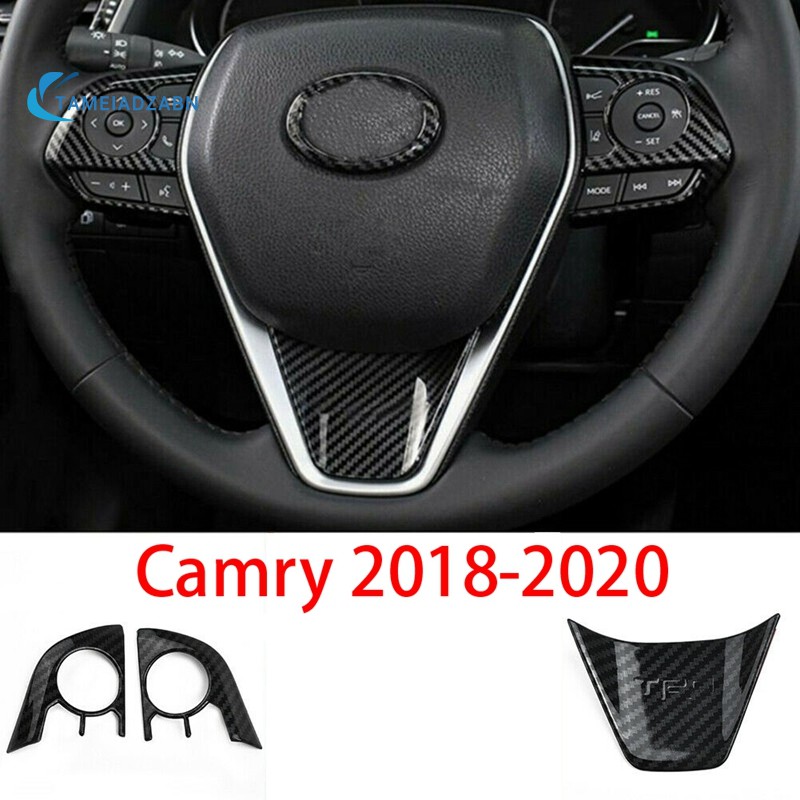 Set 3 Ốp Viền Vô Lăng Xe Ô Tô Toyota Camry 2018-2020