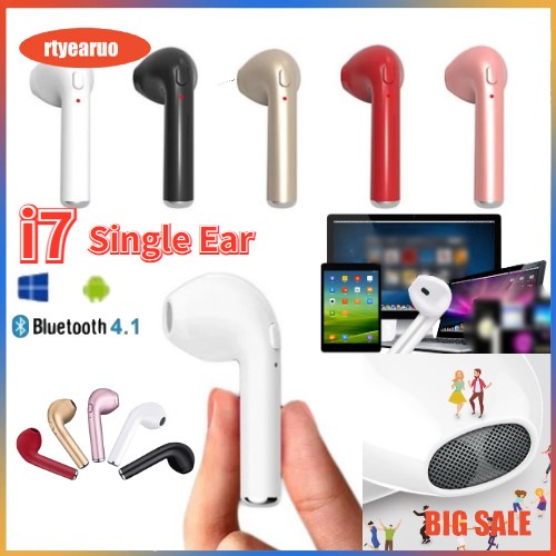 Tai nghe Bluetooth mini không dây I7 âm thanh nổi tích hợp micro chất lượng cao cho Android