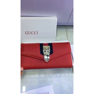 Ví chữ kẻ đỏ size 20 fullbox