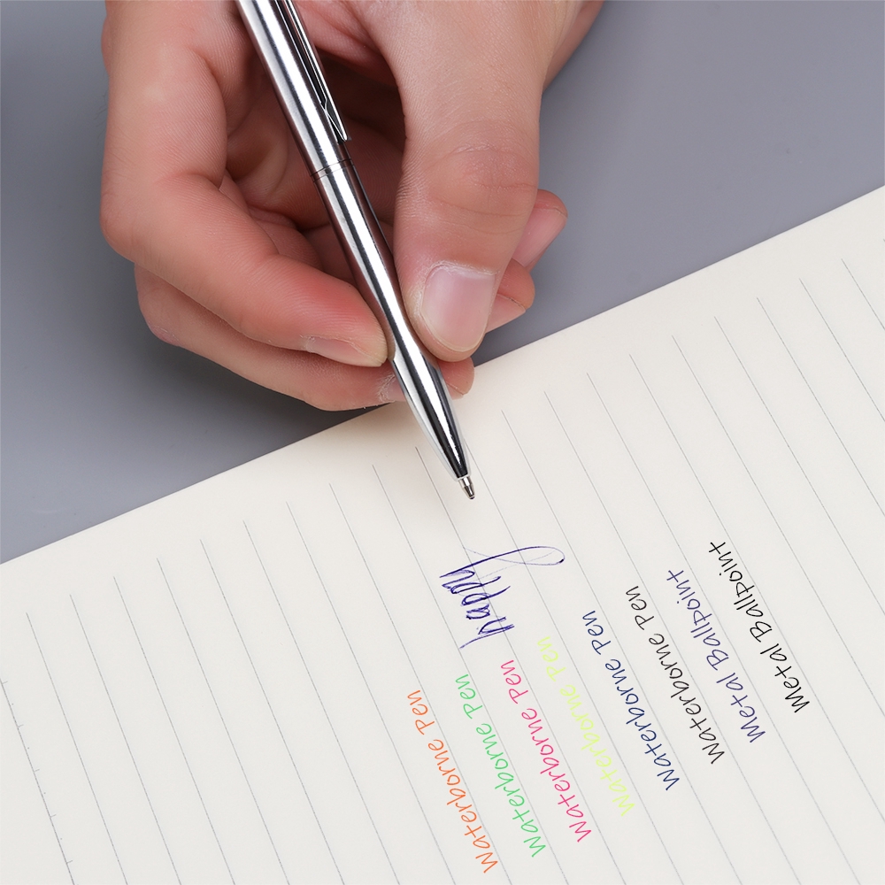 1 Bút Bi Mini Bằng Kim Loại Dùng Ký Tên Cho Trường Học/Văn Phòng