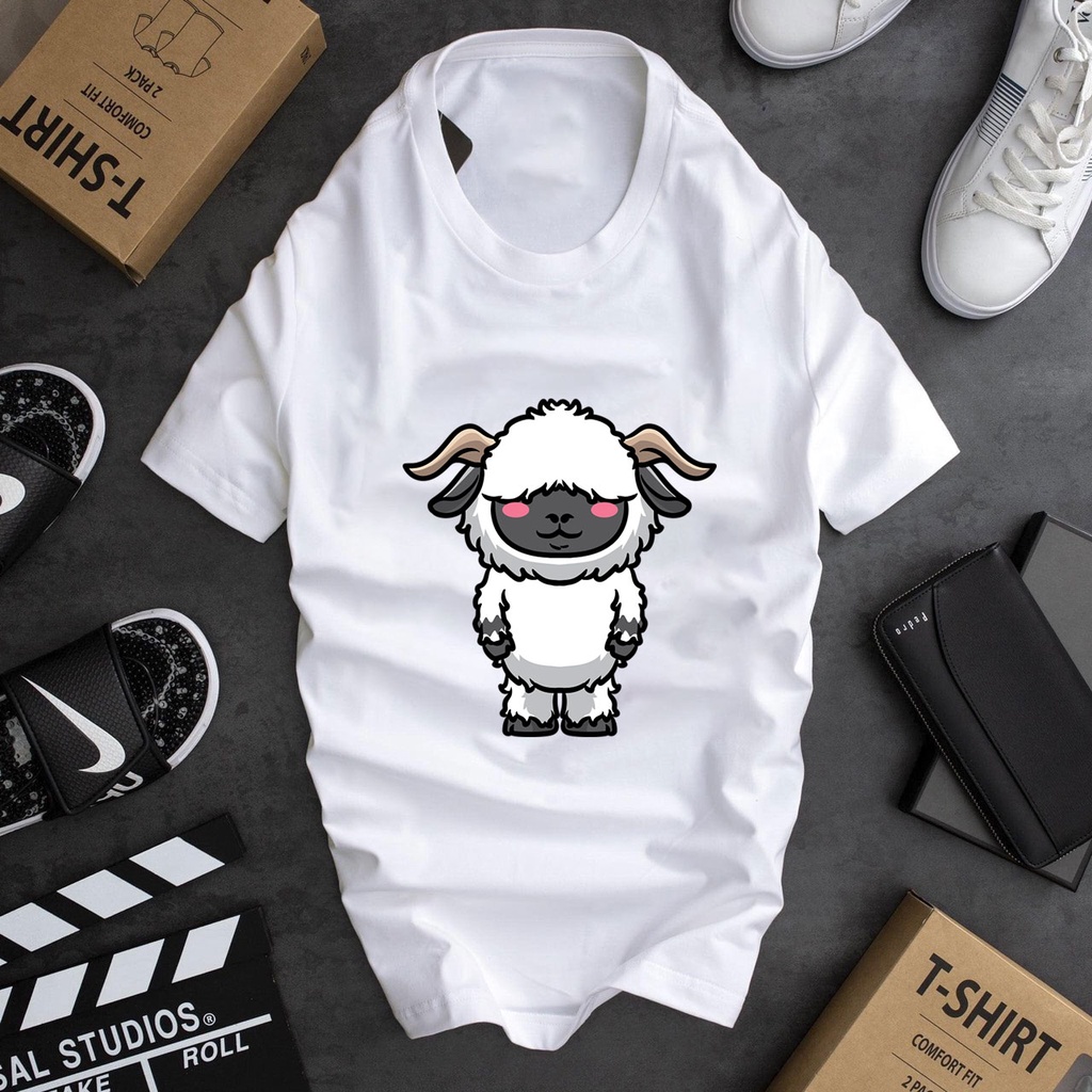 Áo thun cặp nam nữ mang hình chú cừu con ngầu lòi dễ thương mẫu mới nhẩt vừa ra mắt - m36