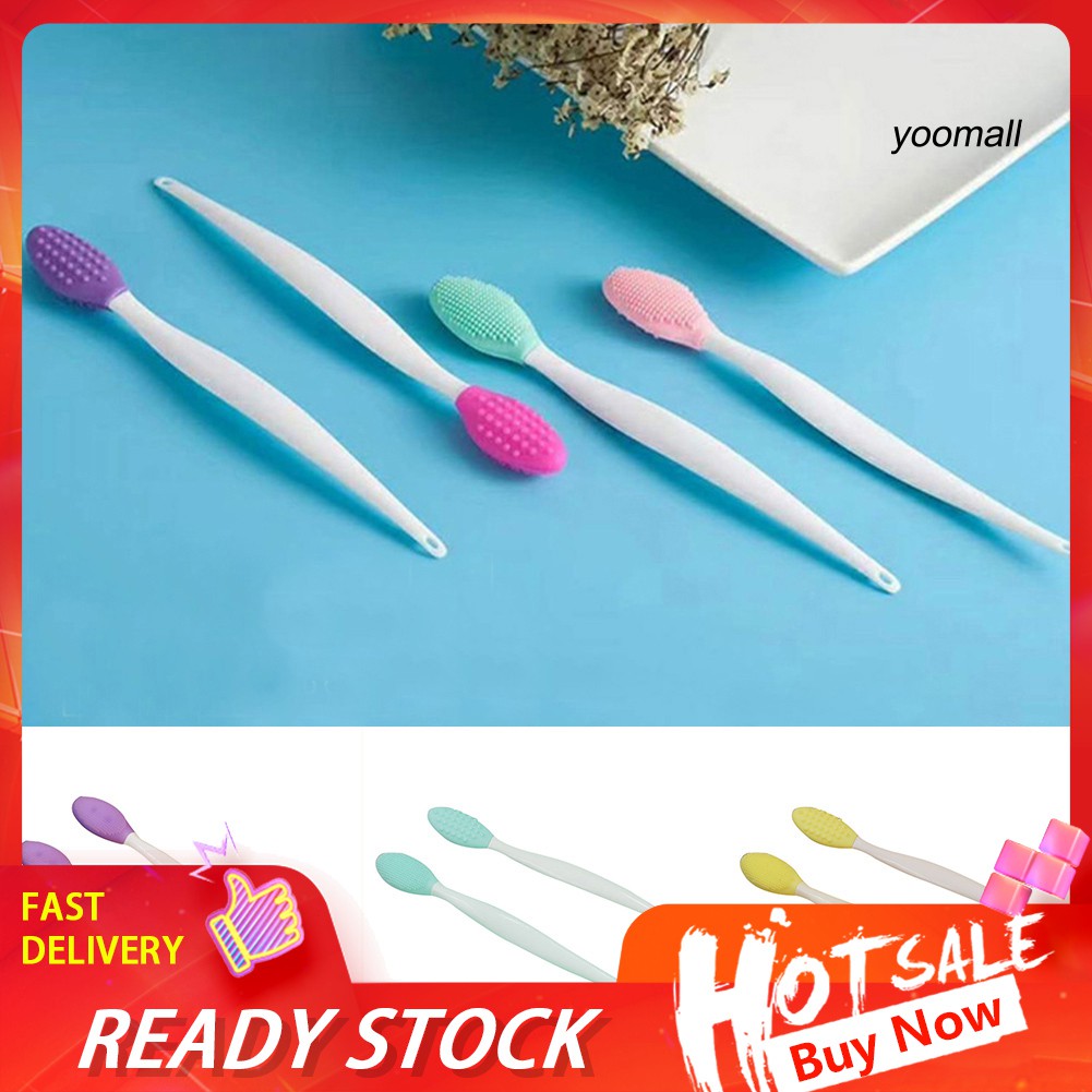 Cọ Rửa Mặt Tẩy Tế Bào Chết Loại Bỏ Mụn Đầu Đen Bằng Silicon Tiện Dụng