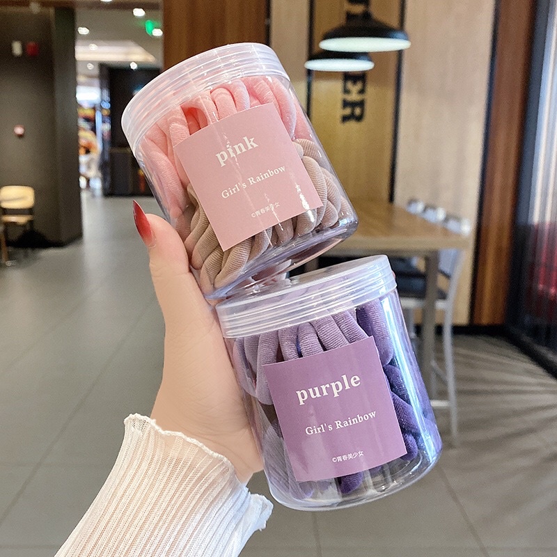 Set hộp 50 chun mầu sắc