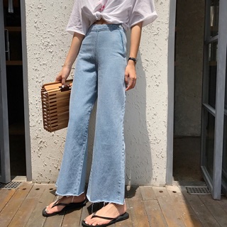 Quần Jeans ống rộng loe - hàng order