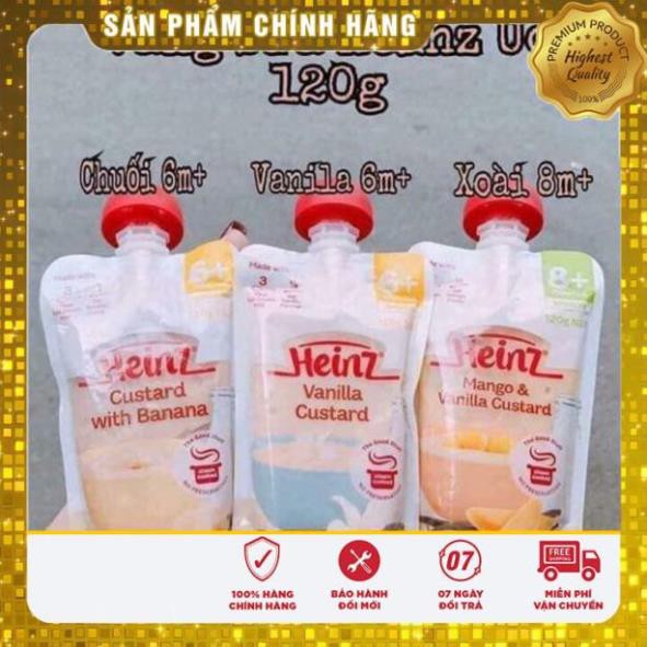 Váng Heinz Custard vị Hoa quả Úc date t5/2021