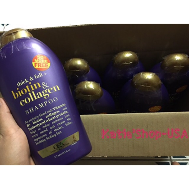 Dầu gội Biotin và collagen