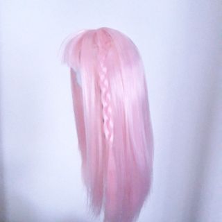 Tóc màu hồng cho búp bê bjd 1/4, 1/6