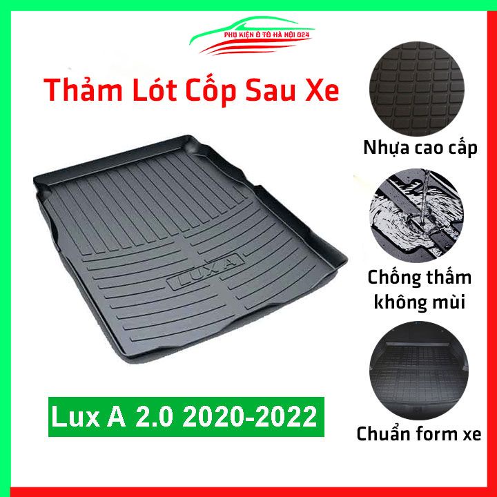 Thảm nhựa lót cốp Vinfast Lux A 2.0 2020-2022 nhựa dẻo dày dặn đàn hồi tốt