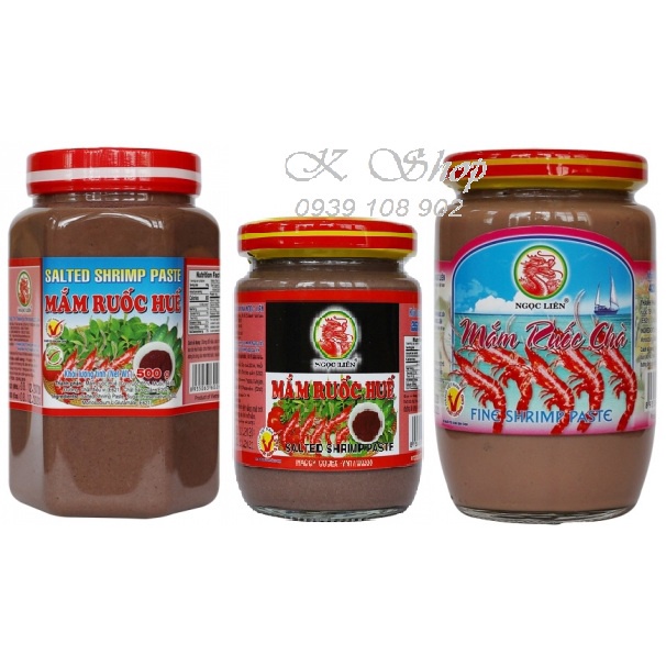 Mắm ruốc Huế Ngọc Liên 500gr / Mắm ruốc chà Ngọc Liên 420gr / mắm tôm bắc