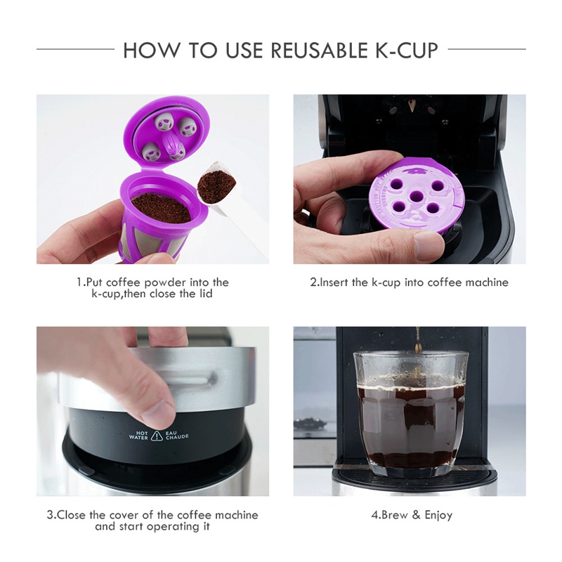 Bộ Lọc Cà Phê K-Cup Tái Sử Dụng Được Cho Máy KEURIG