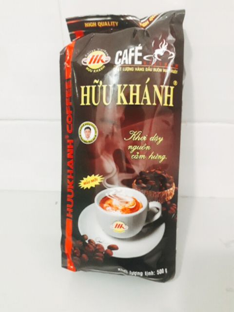 Cà phê pha phin Hữu Khánh gói 500g loại 1 -
