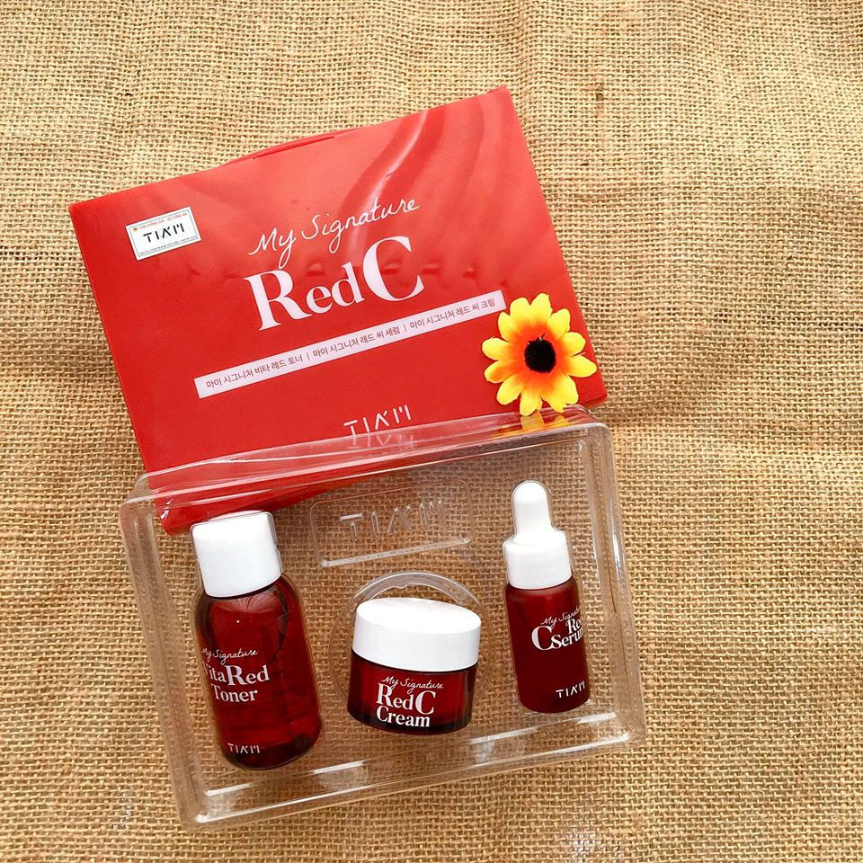[Date 11/2021] Nước Hoa Hồng Dưỡng Trắng, Se Khít Lỗ Chân Lông Tiam My Signature Vita Red Toner 40ml | BigBuy360 - bigbuy360.vn