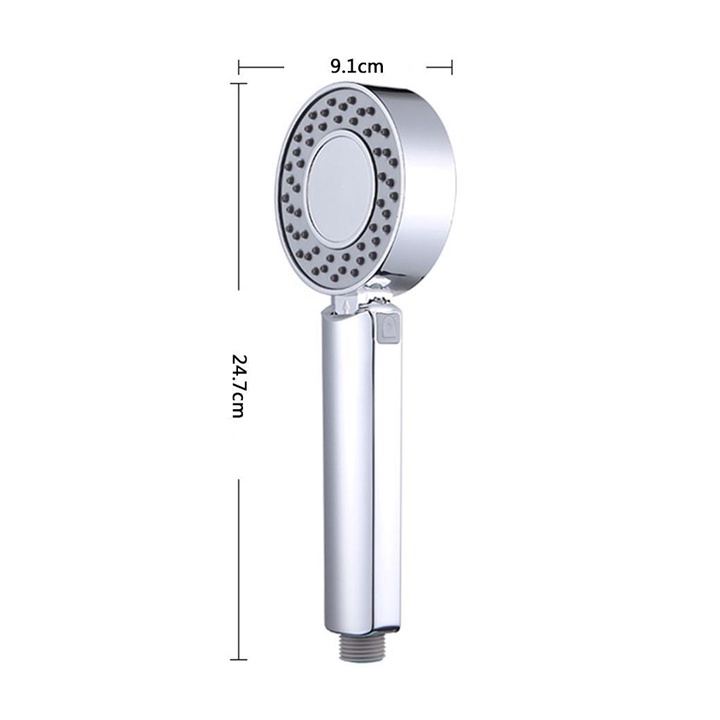 Tay sen tắm tăng áp 2 mặt siêu mạnh , phun tia từ cả 2 mặt sen tiết kiệm nước tối đa, tạo áp suất tay cầm - QM037