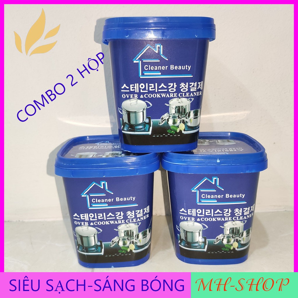 [ BỘ 2 HỘP ] Bột tẩy rửa đa năng - Vệ sinh nhà bếp - xoong nồi - nhà tắm - innox An toàn không hại da tay MH__SHOP