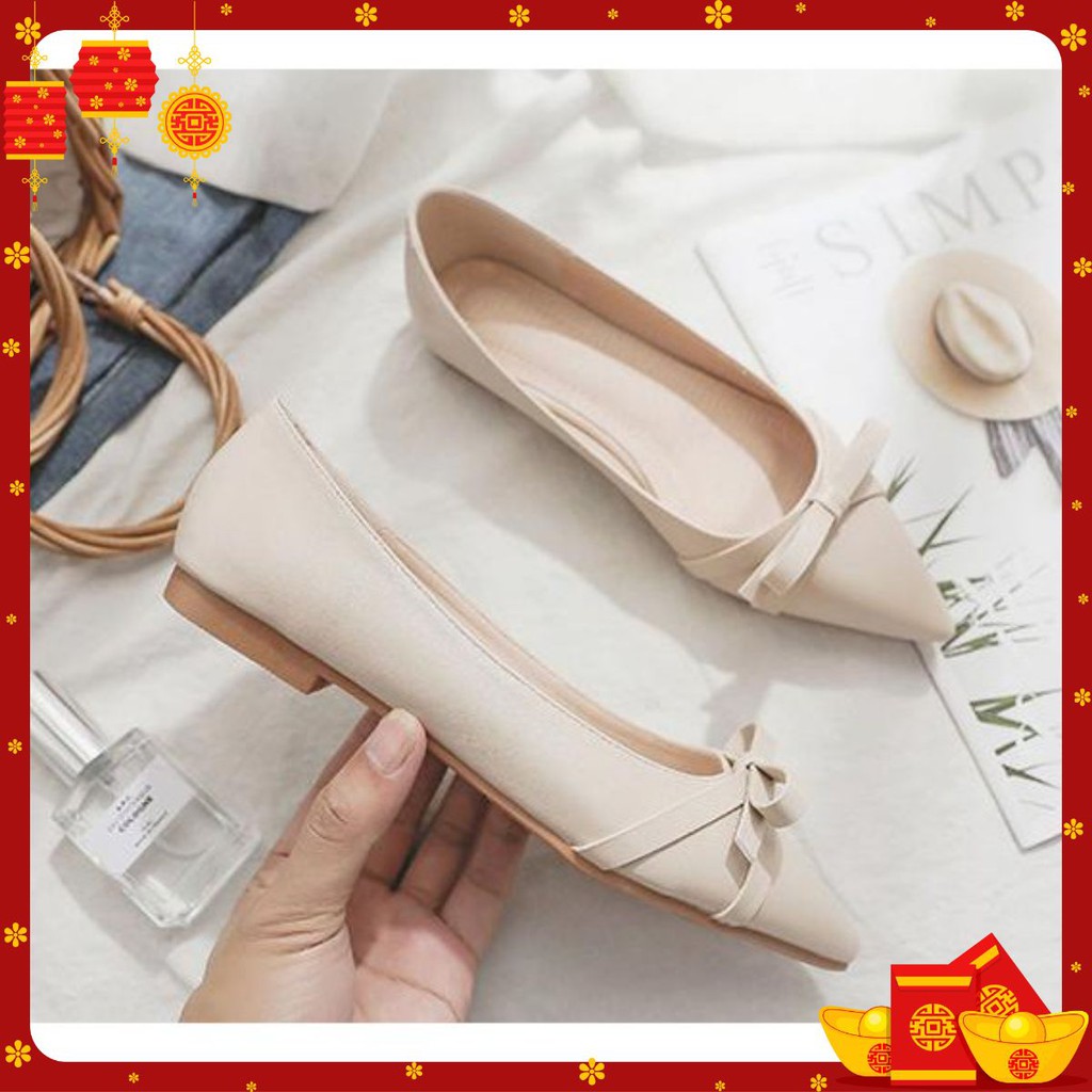 Giày Đế Bằng Nơ Nhỏ Siêu Đẹp Dễ Phối Đồ Mã BB_B3
