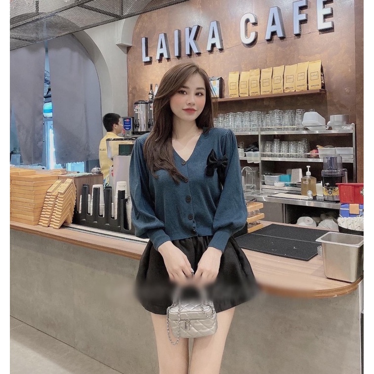 ÁO LEN CÚC TAG NƠ HÀNG LOẠI 1 QUẢNG CHÂU MS18892