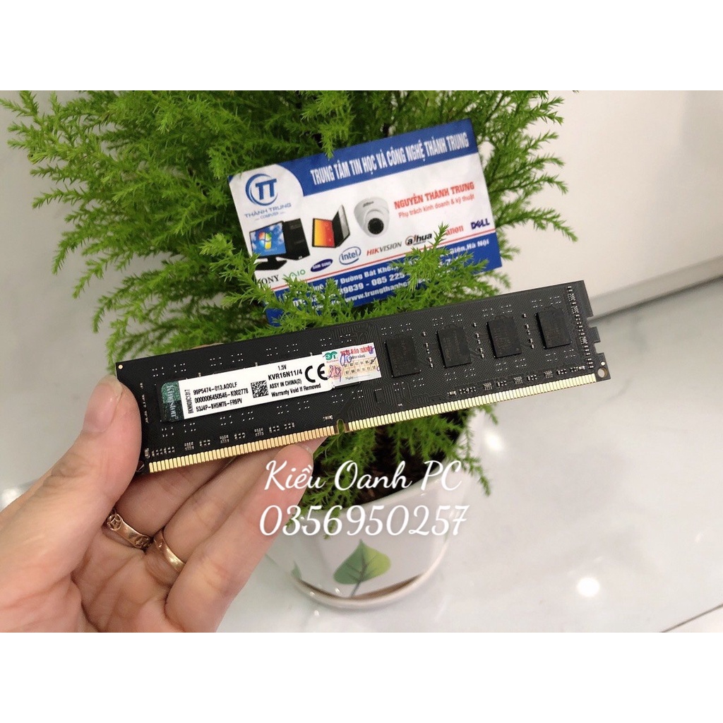 Ram PC Máy tính bàn Kingston DDR3 4Gb Bus 1600Mhz - Mới Nguyên Seal 100% Bảo Hành 1 Đổi 1 Trong 36 Tháng