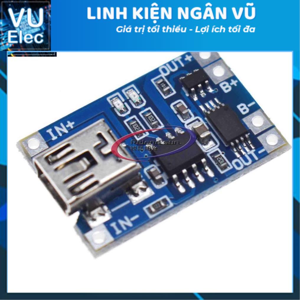 mạch Sạc Pin Lithium 5v 1a 18650 Tp4056 Với Đầu Cắm Type-C / Micro Usb