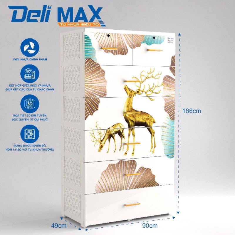 TỦ DELI MAX NHỰA QUI PHÚC
