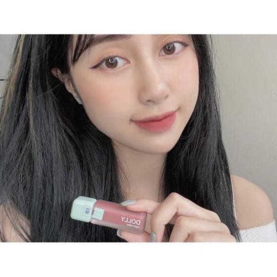 New 2021 [12 Nâu Nude] Son Kem Lì Dolly Super Matte Không Chì Màu Nâu Nude [12] Tách Sét | BigBuy360 - bigbuy360.vn