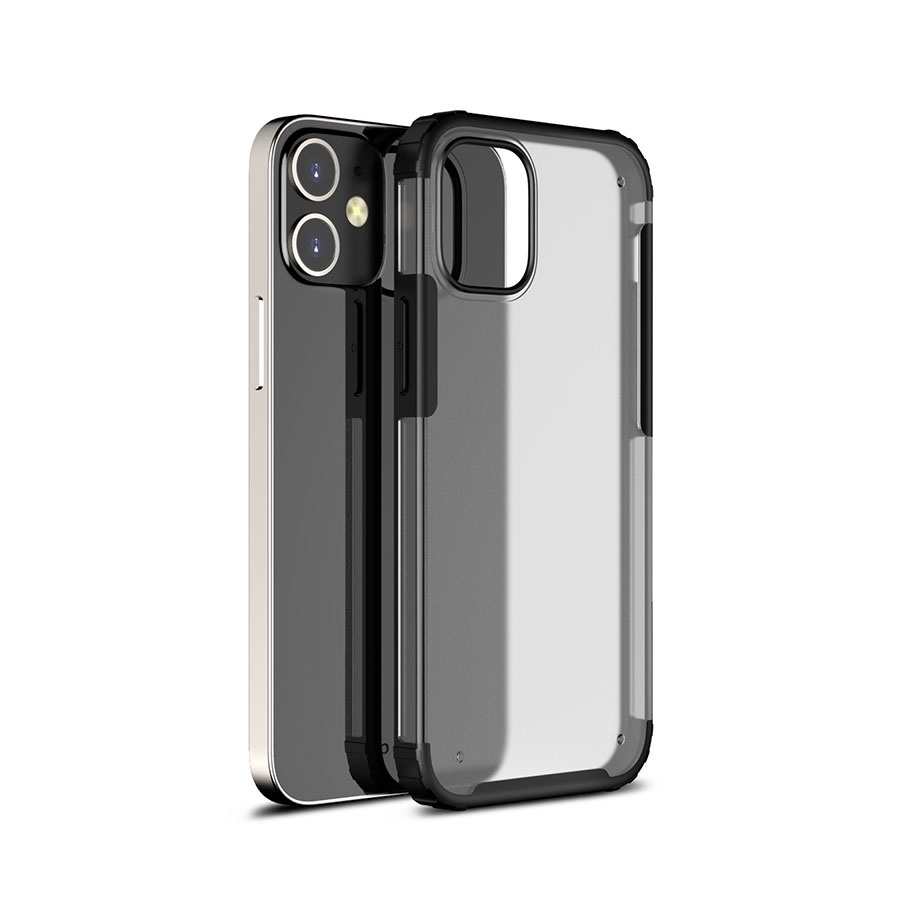 Ốp lưng nhám chống vân tay JINYA ARMOR CLEAR dành cho iPhone 12 Promax/ 12 Pro/ 12_ Hàng Chính Hãng